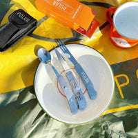 POLER 可拆三件式鋼刀叉餐具組